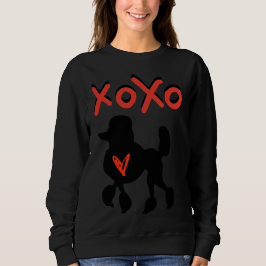 Xoxo poedel trui (Voorkant)