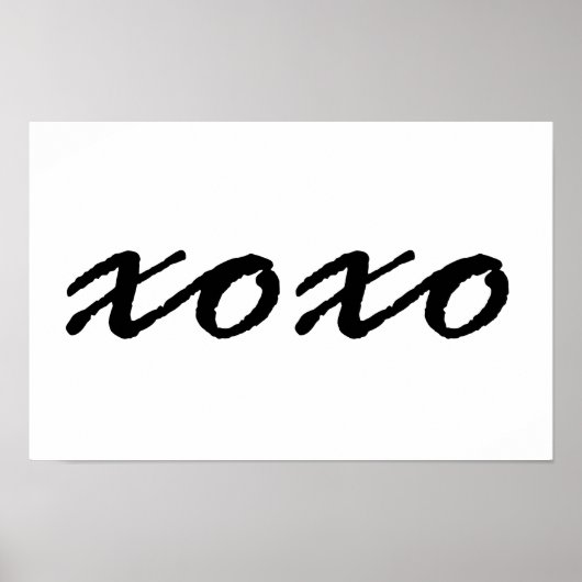 xoxo poster (Voorkant)