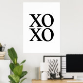 XOXO-Poster Poster (Thuiskantoor)