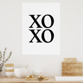 XOXO-Poster Poster (Keuken)