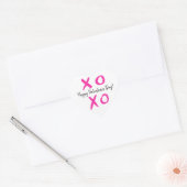 XOXO - Prettig Valentijnsdag Hart Sticker (Envelop)