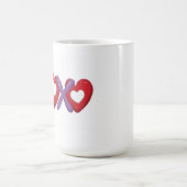 XOXO Print Mug,Valentines Day  Koffiemok (Center)
