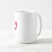 XOXO Print Mug,Valentines Day  Koffiemok (Voorkant rechts)
