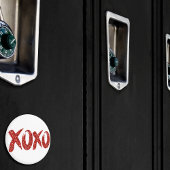 XOXO Red Glitter | Trendy Modern Glam Brush| Magneet