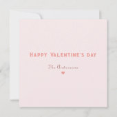 Xoxo retro Valentijnsdag Kaart (Achterkant)