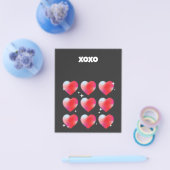 Xoxo romantische rode harten Valentijnsdag Flyer (Enkel)