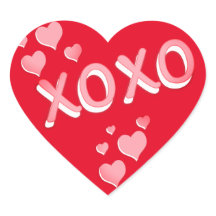 XOXO Rood Roze Harten Valentijnsdag