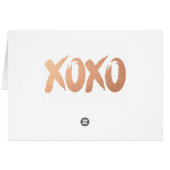 XOXO Roos Gold | Chic Glam Girly BrushlijnLove (Achterkant Horizontaal)