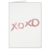 XOXO Roos Gold Modern Faux Folie Shine Glam (Voorkant)