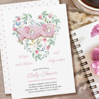 XOXO roze koekjes fijn Baby shower