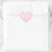 XOXO roze modern schattig op maat gemaakte Valenti Hart Sticker (Tas)