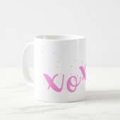 xoxo-roze Trendy Koffiemok (Voorkant links)