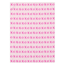 XOXO roze Valentijnsdag Tafelkleed