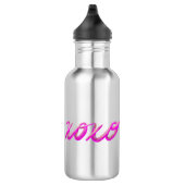 xoxo roze waterfles  (Rechts)