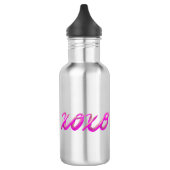xoxo roze waterfles (Links)