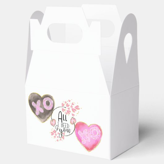 xoxo schattig Valentijns  geschenkdoos Bedankdoosjes (Geopend)