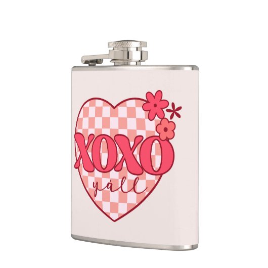 XOXO | Schattige & Liefdevol Roze Hart Heupfles (Links)
