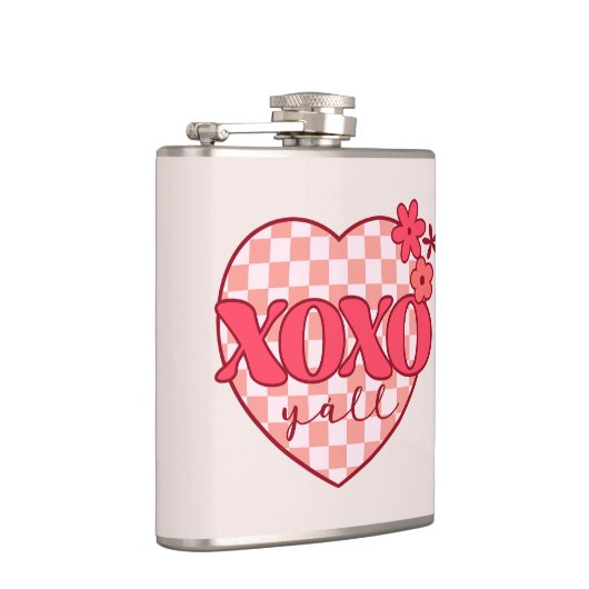 XOXO | Schattige & Liefdevol Roze Hart Heupfles (Rechts)