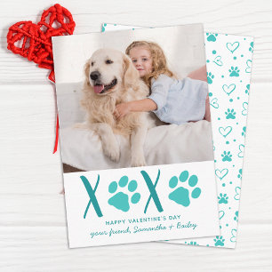 XOXO Schattigee Kinder Classroom Pet Photo Valenti Notitiekaartje
