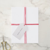 XOXO-script | Modern kalligrafie cadeau Label Cadeaulabel (Met Touw)