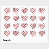 XOXO Seksy Rood Stickers (Vel)
