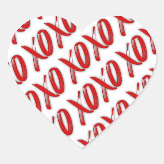 XOXO Sexy Red Stickers (Voorkant)