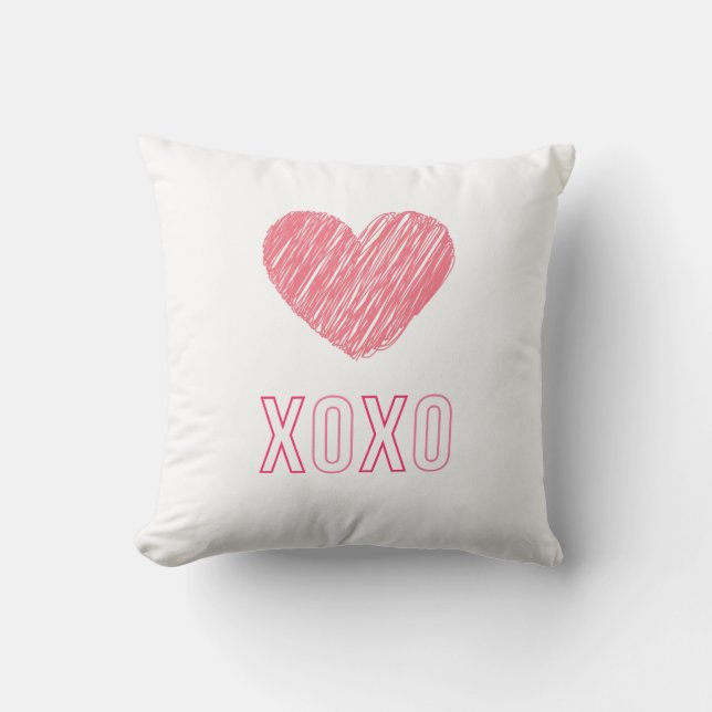 "XOXO"-Sierkussen Kussen (Voorkant)