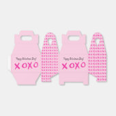 XOXO Simple Happy Galentine's Day Roze Bedankdoosjes (Uitgevouwen)