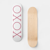 XOXO-skateboard Persoonlijk Skateboard (Voorkant)