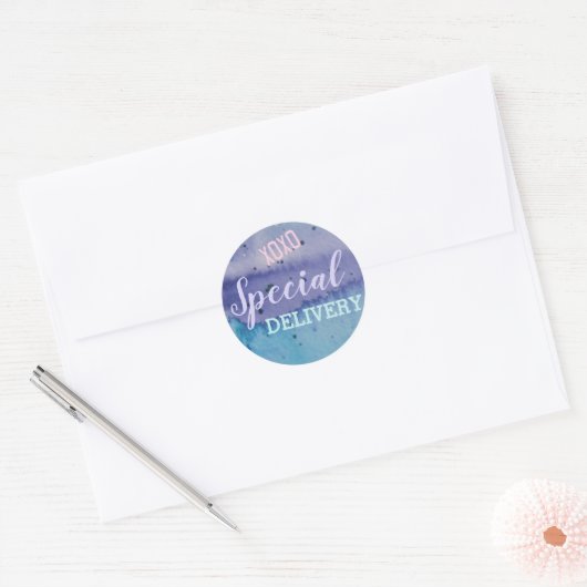 XOXO speciale levering Ronde Sticker (Envelop)