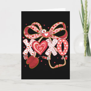 Xoxo Stethoscoop Valentijnsdag Rn Pct Cna Verpleeg Kaart