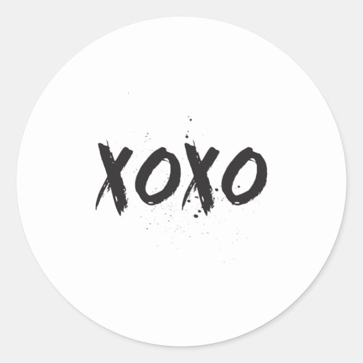 XOXO Sticker (Voorkant)