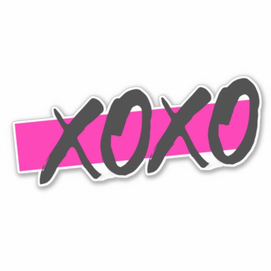 XOXO STICKER (Voorkant)