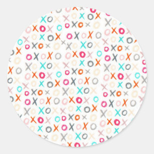 Xoxo-stickers Ronde Sticker