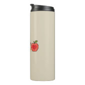 XOXO Teacher Valentijnsdag Pencil en Apple Thermosbeker (Geroteerd rechts)