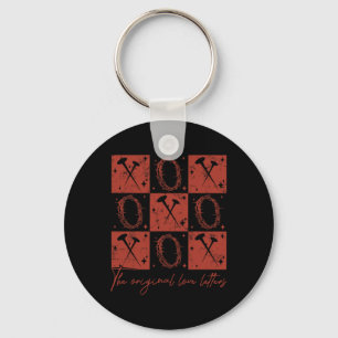 Xoxo The Original Love Letters Retro Geruite Valen Sleutelhanger