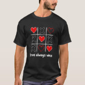 XOXO Tic Tac Valentijnsdag Funny Couples Mannen T-shirt (Voorkant)