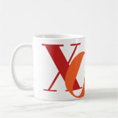 XOXO typografie cadeau koffie mok (Links)