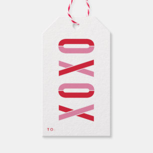 XOXO   Vakantiegeld labels Verpakking cadeau label Cadeaulabel