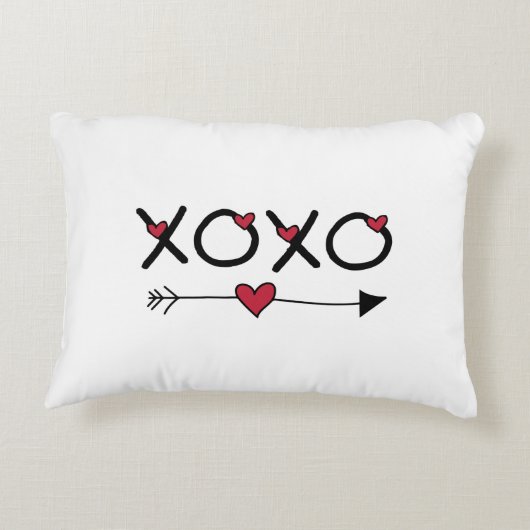 XOXO Valentijn Accent Kussen (Achterkant)