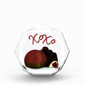 XOXO Valentijn Bonbon en Dark Chocolate Fotoblokken (Voorkant)