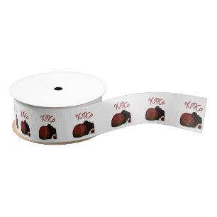 XOXO Valentijn Bonbon en Dark Chocolate Grosgrain Lint