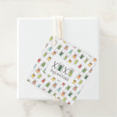 XOXO Valentijn Bugs en Kisses Lovebug Beetles Bedankjes Labels (In situ)