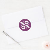 xoxo-valentijn cirkelsticker ronde sticker (Envelop)