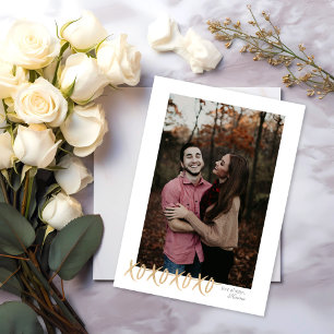 XOXO Valentijn-fotokaart Kaart