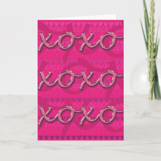 Xoxo Valentijn Kaart (Voorkant)