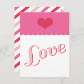 XOXO Valentijn Party Flag Bunting Banner 03 Feestdagenkaart (Voorkant / Achterkant)