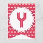 XOXO Valentijn Party Flag Bunting Banner Y Feestdagenkaart (Voorkant)