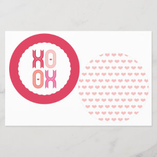 XOXO Valentijn Party Garlands 4-inch banner set 02 Flyer