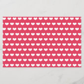 XOXO Valentijn Party Garlands 4-inch banner set 02 Flyer (Achterkant)